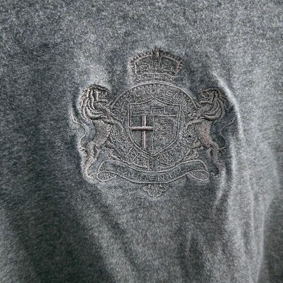 L-RL Lauren Active Ralph Lauren Vintage Long Sleeve Embroidered Crest size XL - Picture 4 of 8